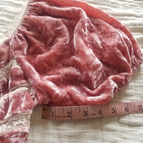 Free People | Yours Truly Velvet  Crop Top - Picture 8 of 8